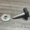 Fabricante Atacado Almofadas de Nivelamento Hexagonais M10 Ajustáveis Ferragens para Móveis Acessórios de Plástico com Parafuso Porca Flangeada Antiderrapante