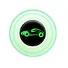 Almohadillas amortiguadoras para automóviles transfronterizas, almohadillas luminosas antivibración para puertas de coche, almohadillas de silicona luminosas al por mayor