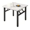 Mesa Plegable, Mesa de Comedor, Mesa de Comedor para el Hogar, Mesa Pequeña para Vivienda de Alquiler, Mesa para Venta Ambulante, Mesa Cuadrada Plegable de Piso