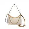 Nuevo Modelo del Clásico Bolso de Hombro Cruzado para Mujer, Bolso Hobo, Bolso de Axila para Mujer, Moda Europea y Americana, Minimalista, Gama Alta, con Estampado de Serpiente, Marca C