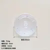 Estoque Disponível 23456789 polegadas Ps Prato Giratório em Forma de Disco Porta-Temperos Suporte de Exibição Base Giratória Prato Giratório de Acrílico