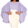 Chal de Gasa 100D Transfronterizo Europeo y Americano Amazon Chal Ligero para Mujer Simple Hueco Agujero Redondo Chal Ajuste Holgado