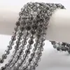 Novo Modelo 8/10 # Contas Redondas de Cristal de Gelo Contas de Vidro Estouradas Contas Soltas Pulseira DIY Colar de Contas Corrente de Celular Atacado