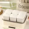 Cuenco de cerámica para cocinar al vapor con tapa, apto para alimentos, adecuado para comida de bebé, cocinar huevos al vapor, flan de huevo al vapor, verduras al vapor y para usar en vaporeras eléctricas