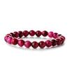 Pulsera transfronteriza de Amazon temu piedra de fuego para hombres y mujeres alto sentido estilo ins punk pulsera joyería pulsera de cuentas