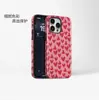 Modelo Popular de Temu Funda Protectora Anticaídas Roja con Forma de Corazón para Teléfono Hecha a Medida para iPhone 18 Pro Max Funda Protectora de Película