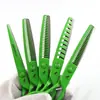Tesoura de Cabeleireiro Verde Naipson, Tesoura de Cabeleireiro, Tesoura para Franja Reta, Dentes de Galhada, Dentes de Espinha de Peixe, Tesoura com Dentes Sem Marca