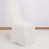 Fundas Elásticas Rojas y Blancas para Sillas de Restaurantes, Banquetes y Hoteles, Cobertura Total, a Prueba de Polvo, Fundas para Sillas de Boda, Fundas de Taburete de una Pieza