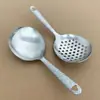 Cuchara de sopa corta martillada de acero inoxidable para uso en el hogar y restaurantes, Cuchara para servir, Cuchara para arroz, Cucharón para harina, Cucharón de sopa grande
