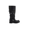 Botas retro apiladas Chuyuji para mujer, nuevo estilo otoño e invierno 2026, que aumentan la altura, botas de vaquero occidentales Maillard