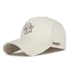 Boné de Baseball Original da Marca Outono e Inverno com Tampa Rígida Bordado Tridimensional de Letras Versátil Simples Versão Coreana Boné Bico de Pato Emagrecimento Facial