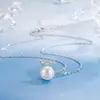 Collar de Perlas Haoshi 2022 Nuevo Modelo Cadena para Clavícula de Mujer Diseño de Alta Gama Joyería con Colgante de Nicho