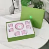 Juego de Té Europeo de Lujo Ligero para la Hora del Té Serie Cisne Juego de Espresso con Bandeja Combinación Caja de Regalo para Regalar