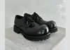 Sapatos Casuais de Couro Derby Britânicos Retrô com Cabeça Grande para Aumento de Altura, Solado Grosso, Tendência Masculina, Leves