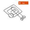 Conjunto de oito peças de fivela de desanel, ABC atacado conjunto de 8 peças de 24 conjunto completo de nove peças de metal brinquedos educativos fivela intelectual