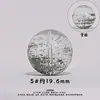 Brasil cristal natural fino fantasma verde contas soltas cornucópia estrela lasanha 5/6mm pulseira simples