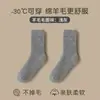 Calcetines de lana para otoño e invierno para hombres y mujeres, calcetines deportivos engrosados, calcetines largos resistentes al frío, calcetines de rizo antibacterianos y resistentes al olor al por mayor