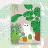 [Meow Star] Pintura al Óleo Animada de Sanación Simple para Reducir el Estrés Pintura Decorativa Lienzo