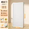 Estantería de Acero Cortina de Puerta a Prueba de Polvo Puerta Deslizante de Panal Puerta Plegable sin Taladro Estantería para Biblioteca Doméstica Accesorios Especiales