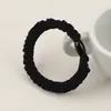 Anillo para el Cabello de Tela de Hielo de Café Coreano Moda Elegante Anillo de Moño Gordo Cuerda para el Cabello Anillo de Moño Pequeño Banda Elástica Plisado Accesorios Simples para el Cabello