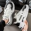 Zapatillas Blancas para Hombre Invierno Transpirables 2026 Nuevo Modelo Malla para Hombre que Aumentan la Altura Suela Gruesa Deportivas Casuales para Correr Zapatos de Papá Zapatos de Moda