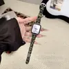 Correa de reloj con hebilla de herradura de cintura pequeña con estampado de leopardo adecuada para Apple Watch S10 S11 Huawei Gt6 Fit4 Xiaomi Pulsera