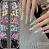 Otoño e Invierno Maillard Esmalte Mate Joyería para Uñas Lazo Color Café Caramelo Dibujos Animados Lindos Estampado de Leopardo Decoraciones para Uñas Kt