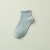 Calcetines de Mujer Calcetines Cortos Verano Delgados Color Caramelo Calcetines de Algodón Algodón Puro ins Moderno Estilo Japonés Tubo Corto Calcetines de Algodón Absorbe el Sudor Venta al por Mayor