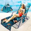 Fornecimento Exclusivo Transfronteiriço de Capas para Cadeiras de Praia de Microfibra, Série Oceano com Impressão Digital 3D, A partir de Uma Peça