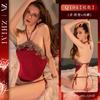Lencería Sexy, Uniforme Sexy, Banda Roja Retro para Vientre, Juego de Rol Estilo Chino, Traje de Coqueteo Caliente, Envío Directo