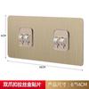 Gancho Transparente Fuerte Sin Marcas, No Requiere Taladro, Cocina Baño Pared de Baño Colgante Gancho Pegajoso Adhesivo Carga de Peso Parte Trasera de la Puerta Gancho Pegajoso