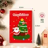 Cuaderno pequeño 64K Navideño Transfronterizo Caricatura de Papá Noel Cuaderno de bolsillo Regalo de vacaciones para niños Bloc de notas al por mayor