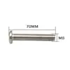 Fábrica fuente hierro galvanizado perno de cabeza plana herrajes para muebles accesorios conector cabeza grande plana cabeza hexagonal tornillo