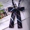 Corbata de moño jk japonesa Uniforme de estudiante Camisa de cuello pequeño Flor Estilo universitario Traje de marinero Lazo Combinable Rojo Azul