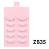 Dingsen Pestañas Postizas Mayoreo Suministro Estable 5 Pares de Pestañas Maquillaje Natural Maquillaje Diario Pestañas Cos