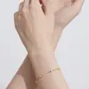 Pulsera de Zirconia Dorada Amazon Transfronteriza, Moderna, Lujo Ligero, Elegante, Delicada, Cadena de Muñeca Versátil para el Día a Día para Mujeres