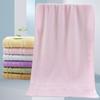 Toalla Gaoyang al por mayor toalla de fibra de bambú rica en bambú jacquard toalla facial rota suave absorbente Logo personalizado