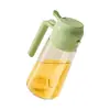 Garrafa Spray de Óleo Doméstica com Abertura e Fechamento Automáticos, Design Espessado para Borrifar e Despejar Óleo de Cozinha, Sem Gotejamento e à Prova de Vazamentos para Uso na Cozinha