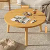 Mesa Redonda Pequeña para Ventana Saliente, Mesa Kang de Dormitorio, Mesa de Café Pequeña, Mesa Baja de Té Tatami para Apartamento Pequeño, Mesa Baja Pequeña de Piso para el Hogar