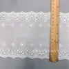 Atacado de fábrica renda de algodão bordada bilateral cólon grande largura 14cm adereço de cabeça acessórios de vestuário renda grande preço excelente