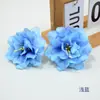 Flores de Peonía Artificiales Materiales para Manualidades, Flor de Pasador Estilo Chino de Peonía, Gorro de Graduación, Materiales para Sesión de Fotos con Hanfu