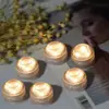 Luz Led Impermeable Control Remoto Luz de Ambiente RGB Brillante Luz Cálida Luz Blanca Luz Inalámbrica de Buceo Decoración de Paisaje Luz Pequeña Mini