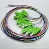 Coleta de fibra óptica de 12 núcleos cabeza cuadrada cabeza redonda cola de haz cuadrado pequeño cable de fibra óptica SC/LC/FC cabeza redonda material de bajo humo libre de halógenos