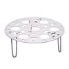 Rejilla para Cocinar al Vapor de Acero Inoxidable de Grado Alimenticio, Soporte Plegable para Cocinar Huevos al Vapor, Bandeja para Cocinar al Vapor, Redondo Multifuncional para el Hogar, Impermeable y Poroso