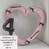 Nuevo Marco de Fotos de Amor Hueco de 40 pulgadas Globo de Película de Aluminio Decoración para Fiesta de Cumpleaños de Bebé Accesorios para Fotos de Boda
