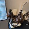 2026 Nova Moda Bolsa Feminina Outono e Inverno Retro para o Trabalho Grande Capacidade Bolsa Bolinho Fashion Versátil Ombro Transversal