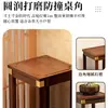 Nuevo Estilo Zen Chino Soporte de Flores de Bambú de Pie para Sala de Estar Mesa de Flores Simple con Ensambles de Caja y Espiga Soporte de Exhibición de Adornos Mesa de Flores para Balcón