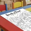 10 hojas/paquete de pósters para colorear, nuevos de importación transfronteriza con temática invernal, divertidos de buscar y rellenar, creativos, educativos, garabatos dibujados a mano