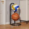 Estante de Almacenamiento para Baloncesto Hogareño Interior Multicapa Gran Capacidad Plegable Fútbol Voleibol Artículos Deportivos Estante Péndulo