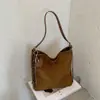 Outono Inverno Versátil Camurça Pelúcia Bolsa Grande Feminina 2026 Novo Estilo Coreano Retro Bolsa Tote Grande Capacidade Bolsa de Ombro Único para o Dia a Dia